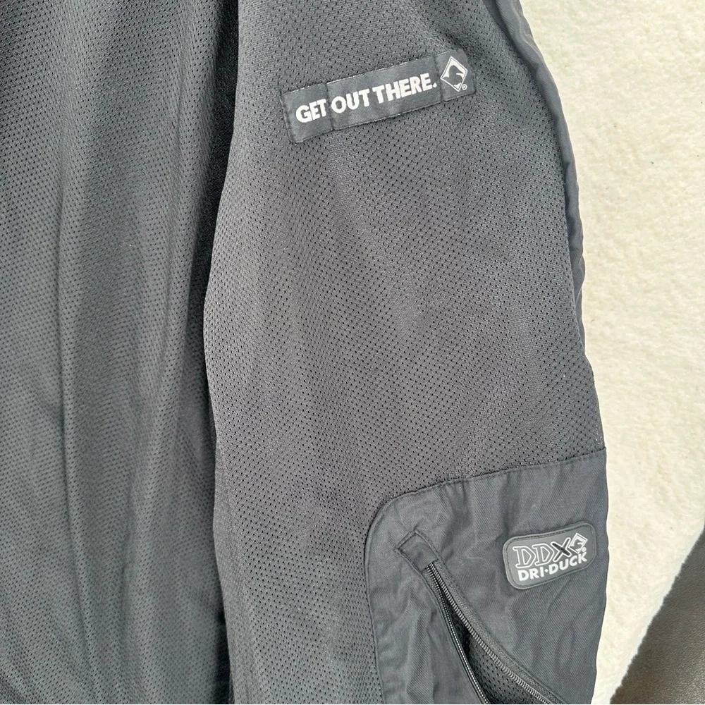 Dri Duck Black Hooded Outdoor Utility Acceleration Mens Jacket Plus Size - Picture 7 of 8